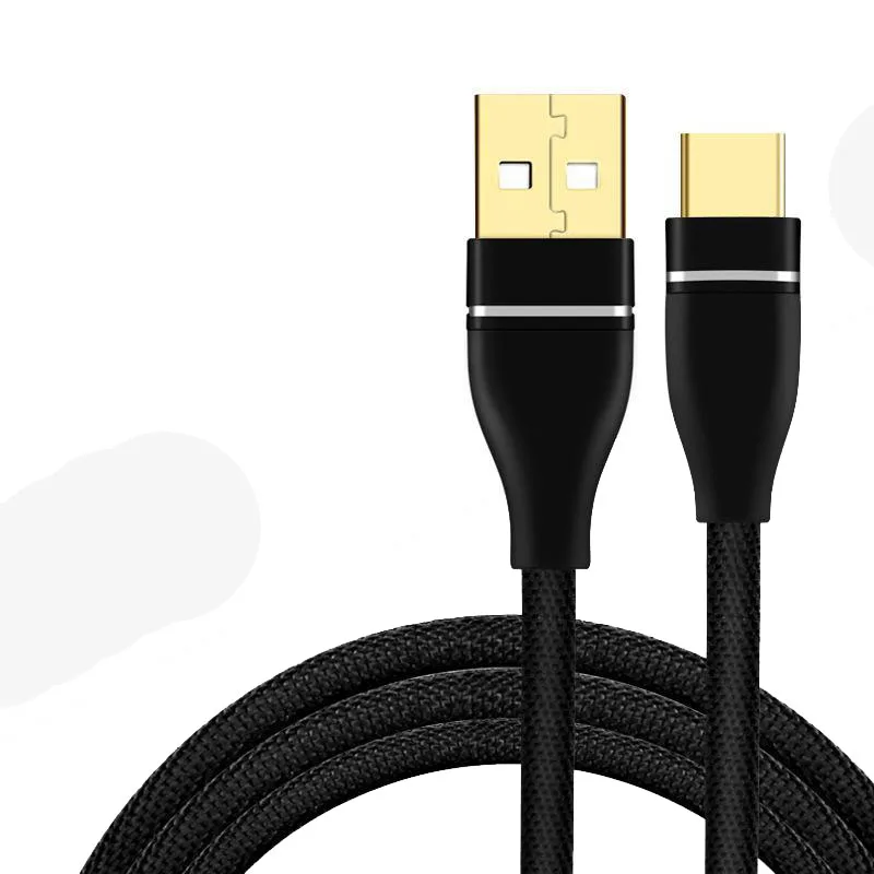 3A Fast Charging Cable for Apple Android Type-c Mobile Phone Data Line Woven Nylon Mini Usb FDC-Z03 | Мобильные телефоны и