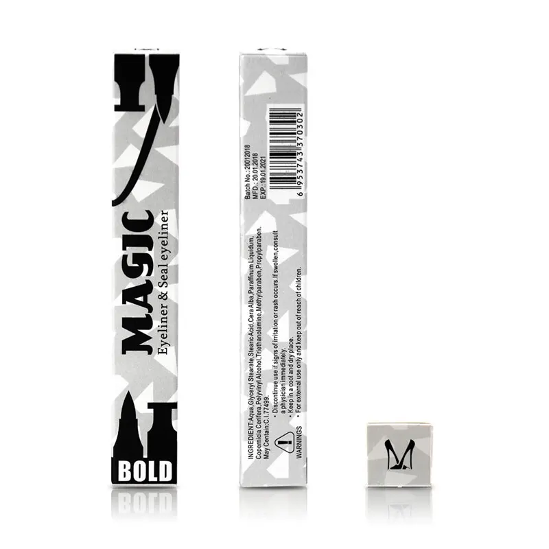 Мисс Роуз жидкая подводка для глаз Водонепроницаемый Black Eye Liner Pencil Долгое легко носить Для женщин Красота подводка для глаз инструмент