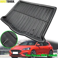 car boot liner cargo tray for ford focus mk4 4 mkiv hatch hatchback 2019 2018 boot rear trunk floor mat carpet accessories
