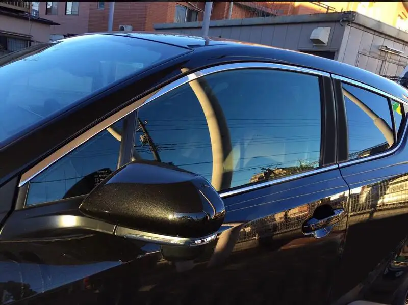 Chrome Stainless Steel Upper Window Trim+Central Pillar Cover Trims 6-16PC For Toyota C-HR C HR 2016 2017 | Автомобили и