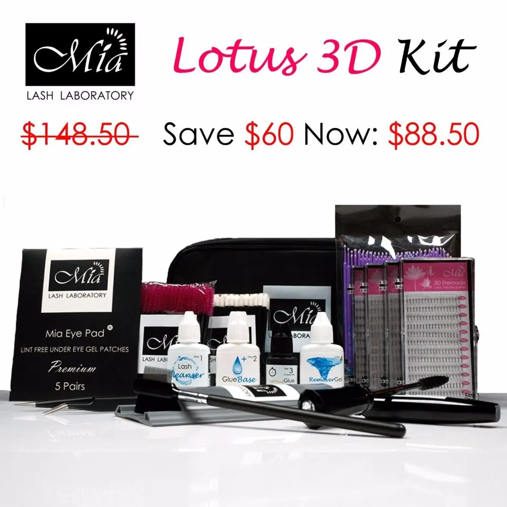 Лабораторный набор Mia Lash Lotus 3D готовый веер для наращивания ресниц