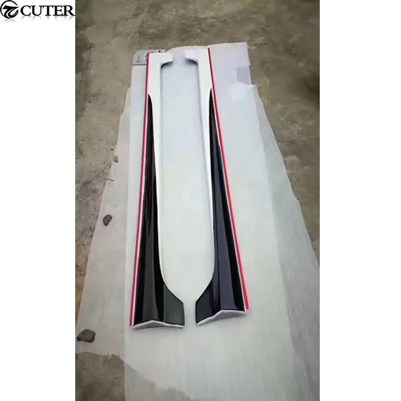 Высококачественный Комплект кузова автомобиля ABS облицованные боковые юбки