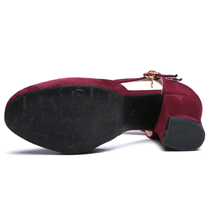 Fanyuan/Популярные весенне летние женские туфли лодочки на толстом каблуке из