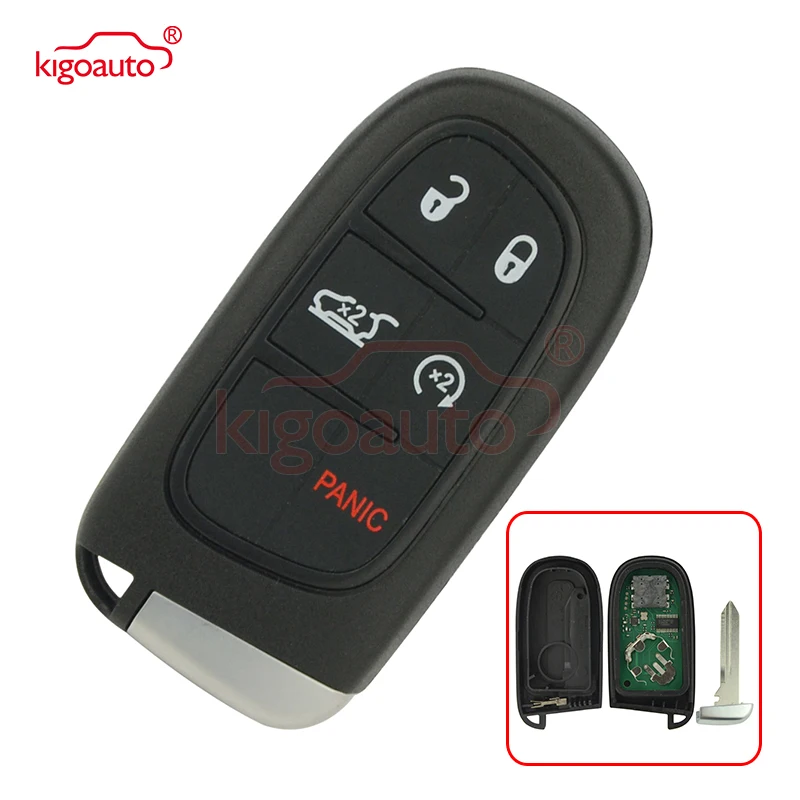 Умный ключ Kigoauto для Dodge chrysler Jeep cherokee 2014 2015 2016 2017 безключевой вход фотоэлементы 5