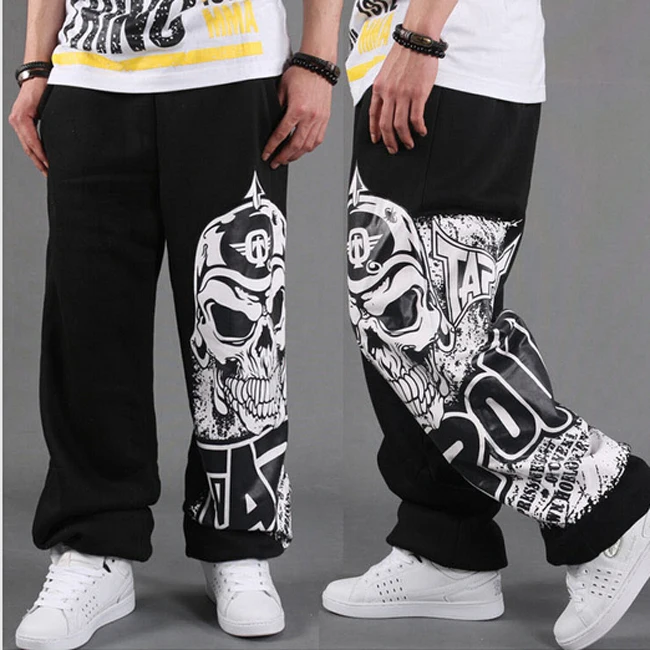 Хип-хоп мужские бегущие штаны уличный рэп свободные спортивные брюки | Мужская