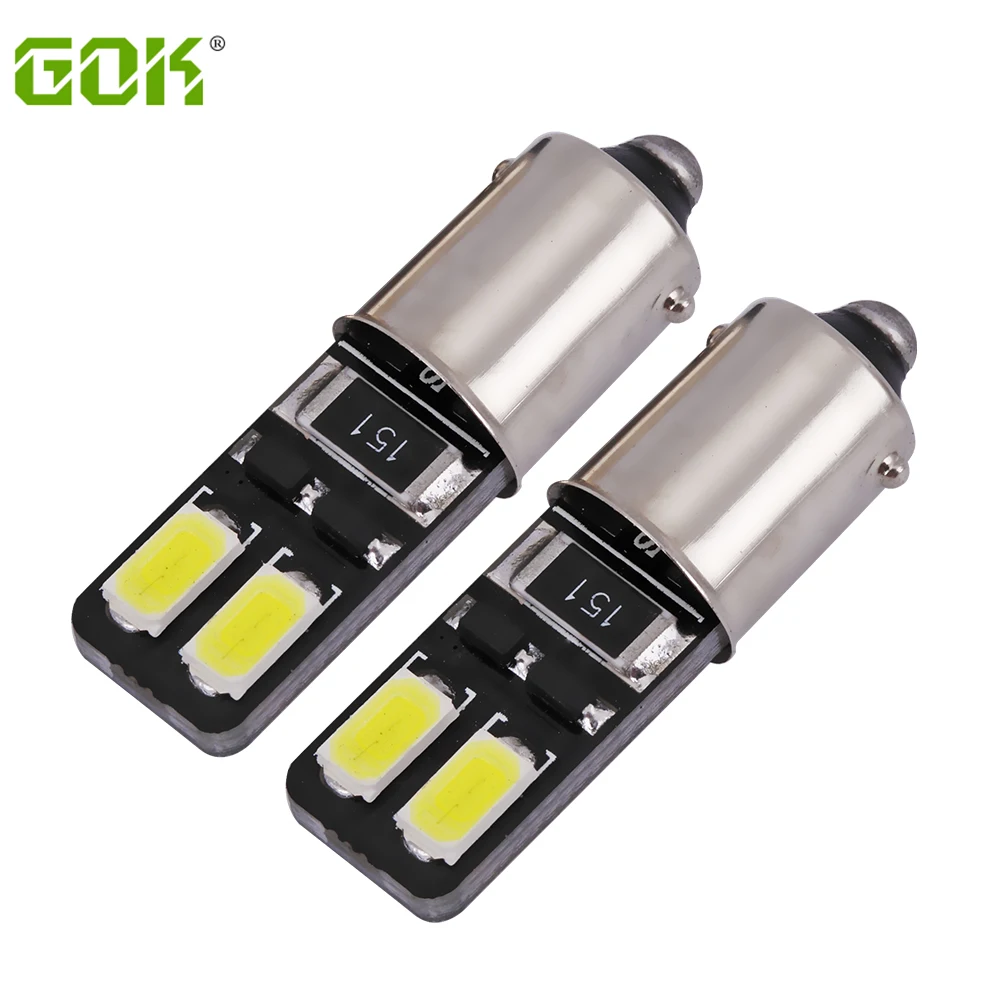 

Внешний светодиодный фонарь Canbus bax9s Ba9s LED 4Smd 5730, светодиодная лампа для автомобиля T10 T4W led bax9s canbus без Obc, габаритный фонарь
