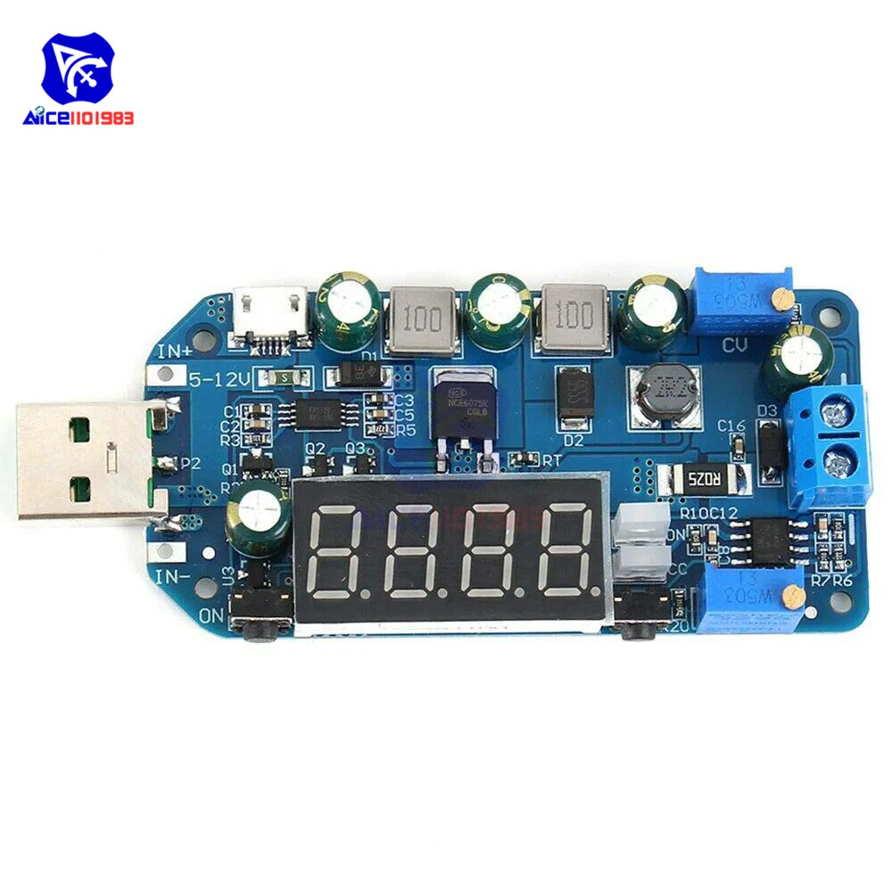 15 Вт регулируемый DC-DC CC CV USB 5 В до 3,3 В 9 в 12 В 24 в 30 в повышающий/понижающий источник питания повышающий понижающий преобразователь
