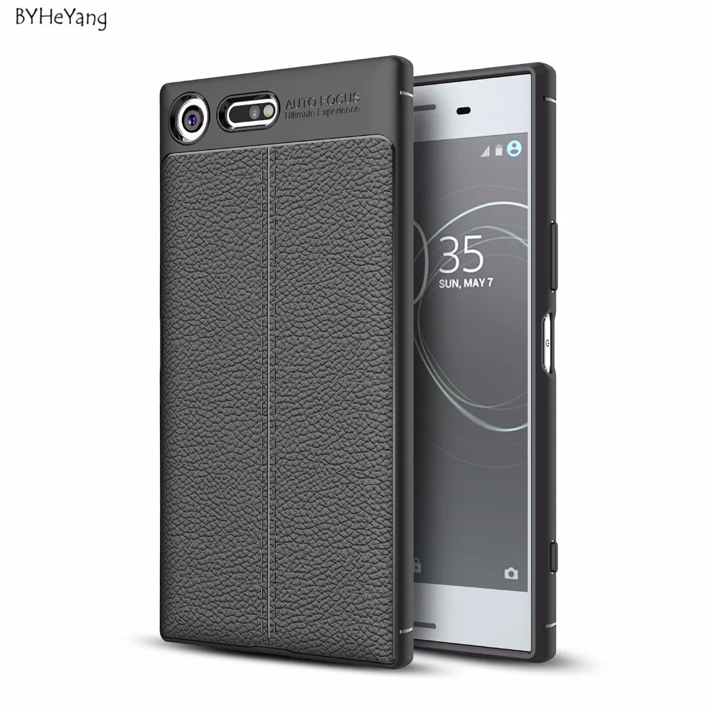 BYHeYang для Capa Sony Xperia XZ Премиум чехол мягкий личи ТПУ Premium G8141 |