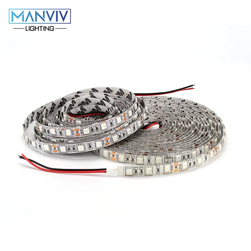 SMD5050 СИД растет свет полосы Водонепроницаемый DC12V гибкая лента 5 м 60led/M "сделай
