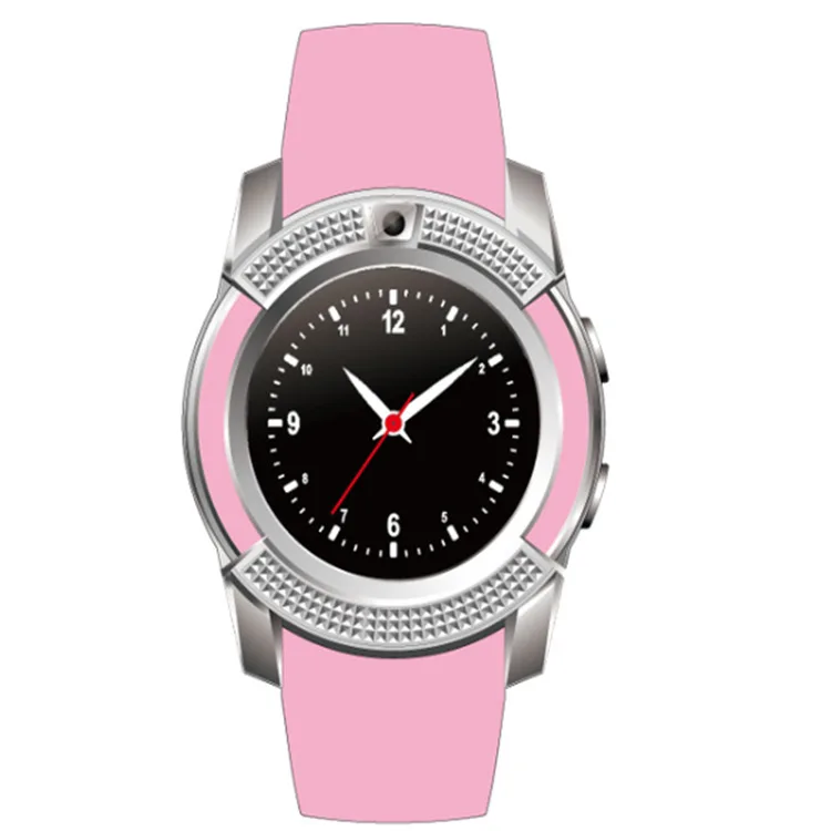 V8 pink Смарт-часы V8 \ Y1, мужские спортивные часы с Bluetooth, женские, дамские, Rel gio, умные часы с камерой, слотом для sim-карты, Android Phone, PK DZ09 A1 - Цвет: V8 pink
