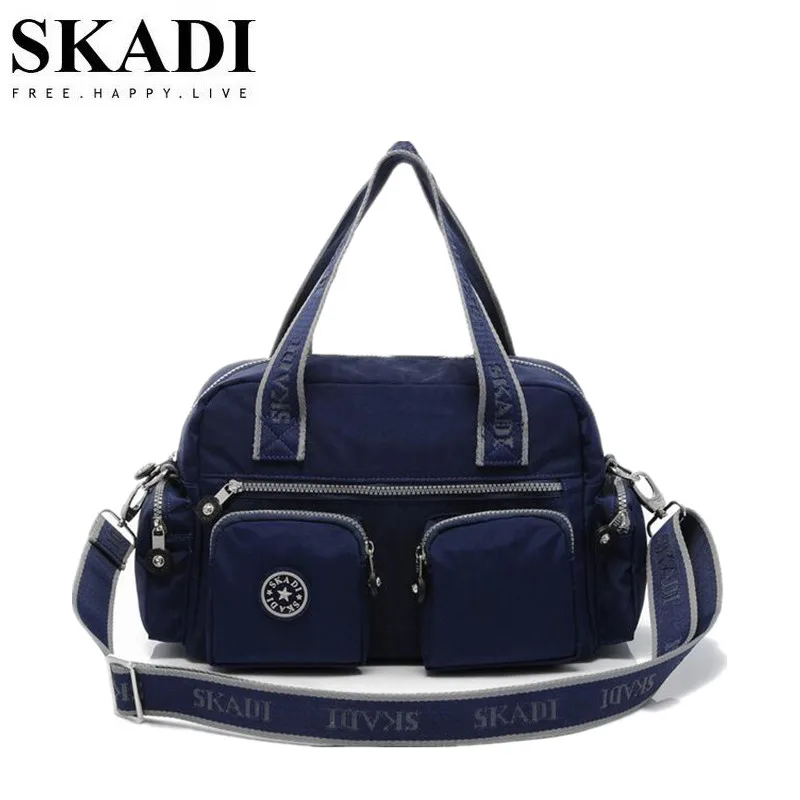 SKADI женские вместительные сумки ярких цветов водонепроницаемая сумка через
