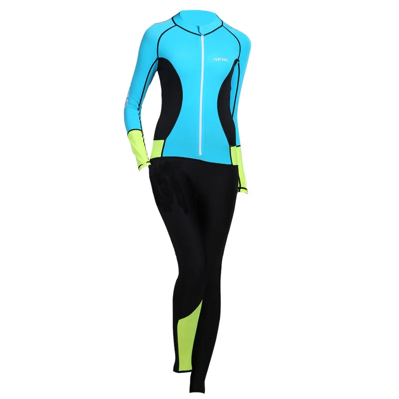 Hisea Профессиональный Женский гидрокостюм с капюшоном длинным рукавом и защитой