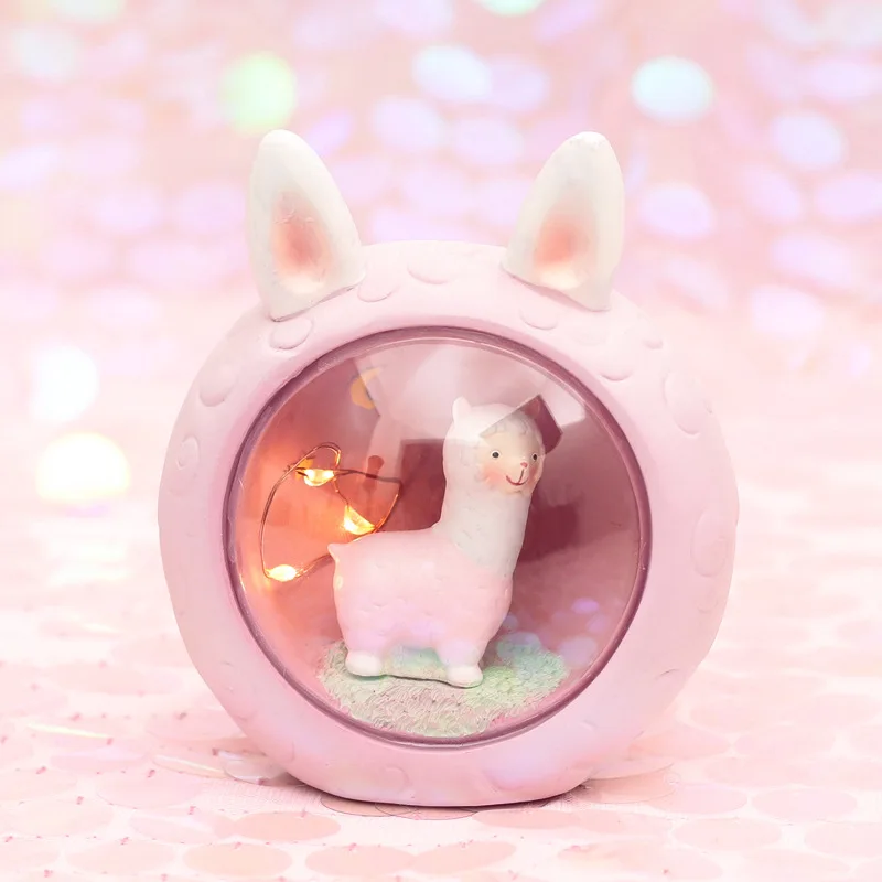 Прикроватный столик Настольный Мультфильм свет licorne украшение ШАМБРЕ батарея