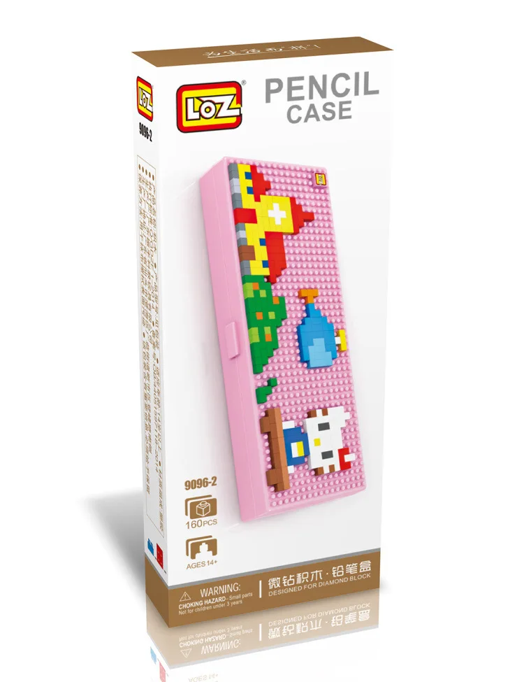 LOZ Bloc De Diamant Chat Blanc Mignon Crayon Cas Stockage Papeterie Boite Pixel Batiment Jouet DIY Cadeau Etudiant | Игрушки и хобби