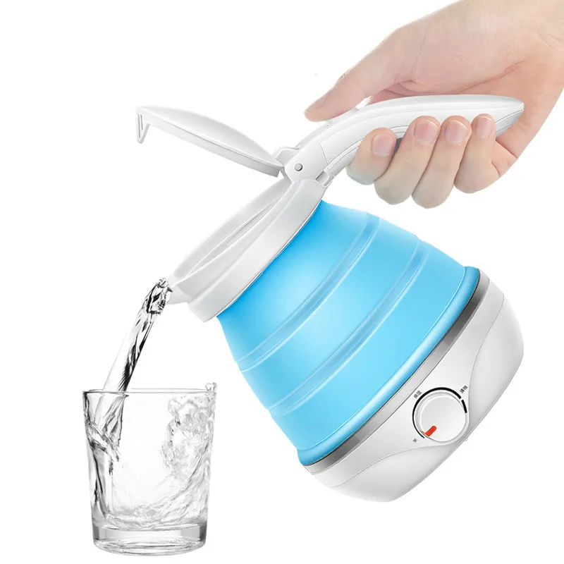 

Travel electric kettle mini folding household automatic breaking