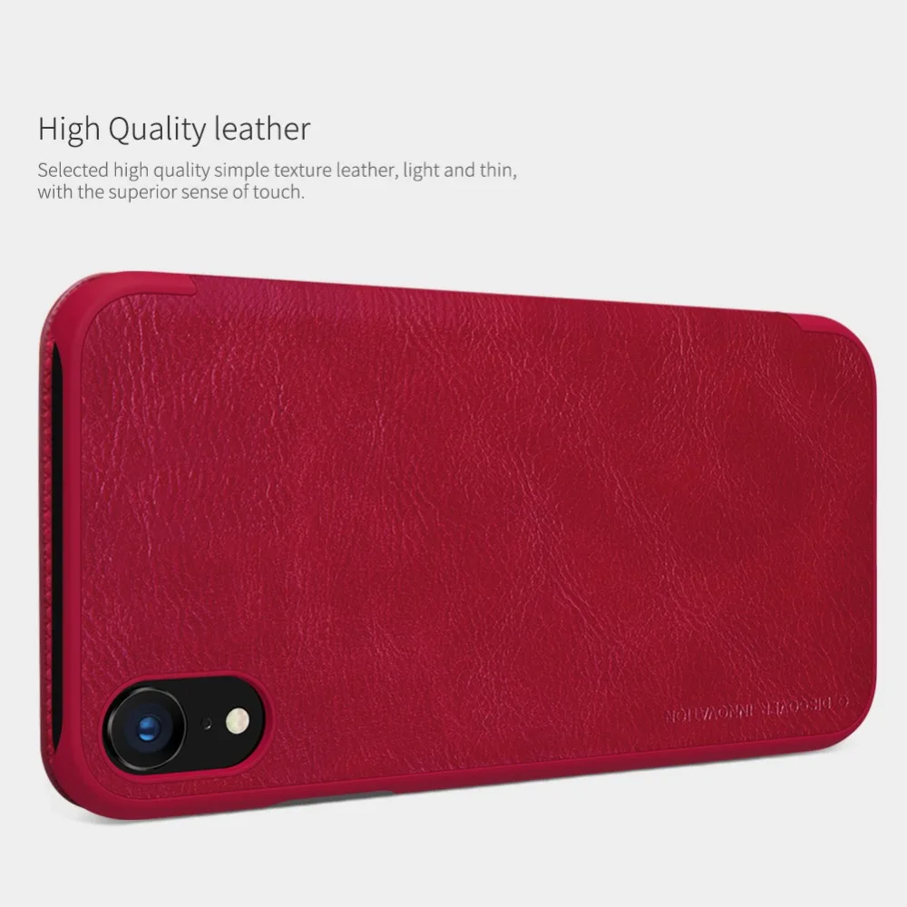 Nilkin для iPhone XR чехол s Nillkin Роскошный Ретро мягкий PU Флип кожаный смарт-чехол на заднюю панель телефона чехол для Apple iPhone XR Capa