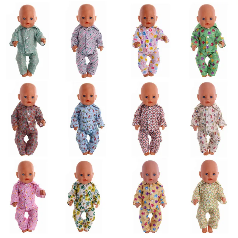 Аксессуары для куклы кукольная Пижама For18-inch Американский dDolls и 43 см ухода за