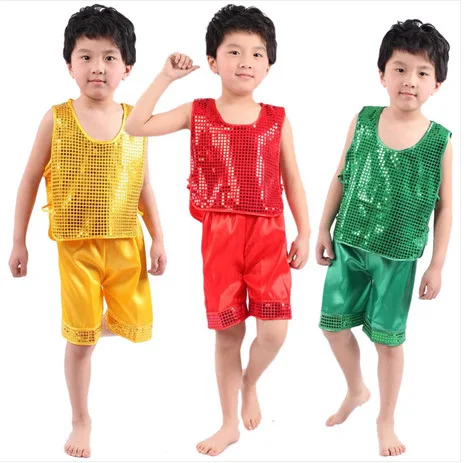 

Simple Children Kungfu Suit Boy Sleeveless Chiese Wushu Costume Chinese Traditional Costume Top+pants Suit