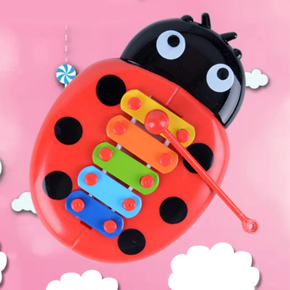 Baby insect hands knock piano xylophone plastic band instruments percussion band instruments early music Random Color