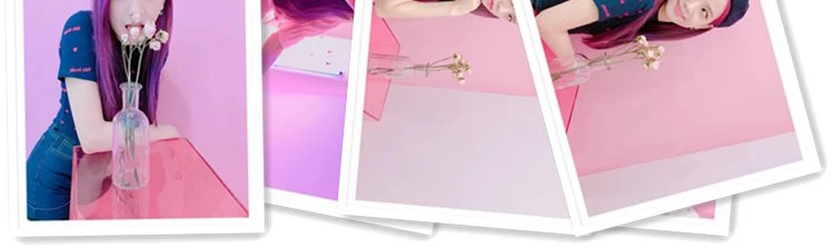 Корейские Kpop черно-розовые Lomo фото карты Дженни Лиза коллективные фотокарты Роза Jisoo 40 шт. новые Прямая поставка