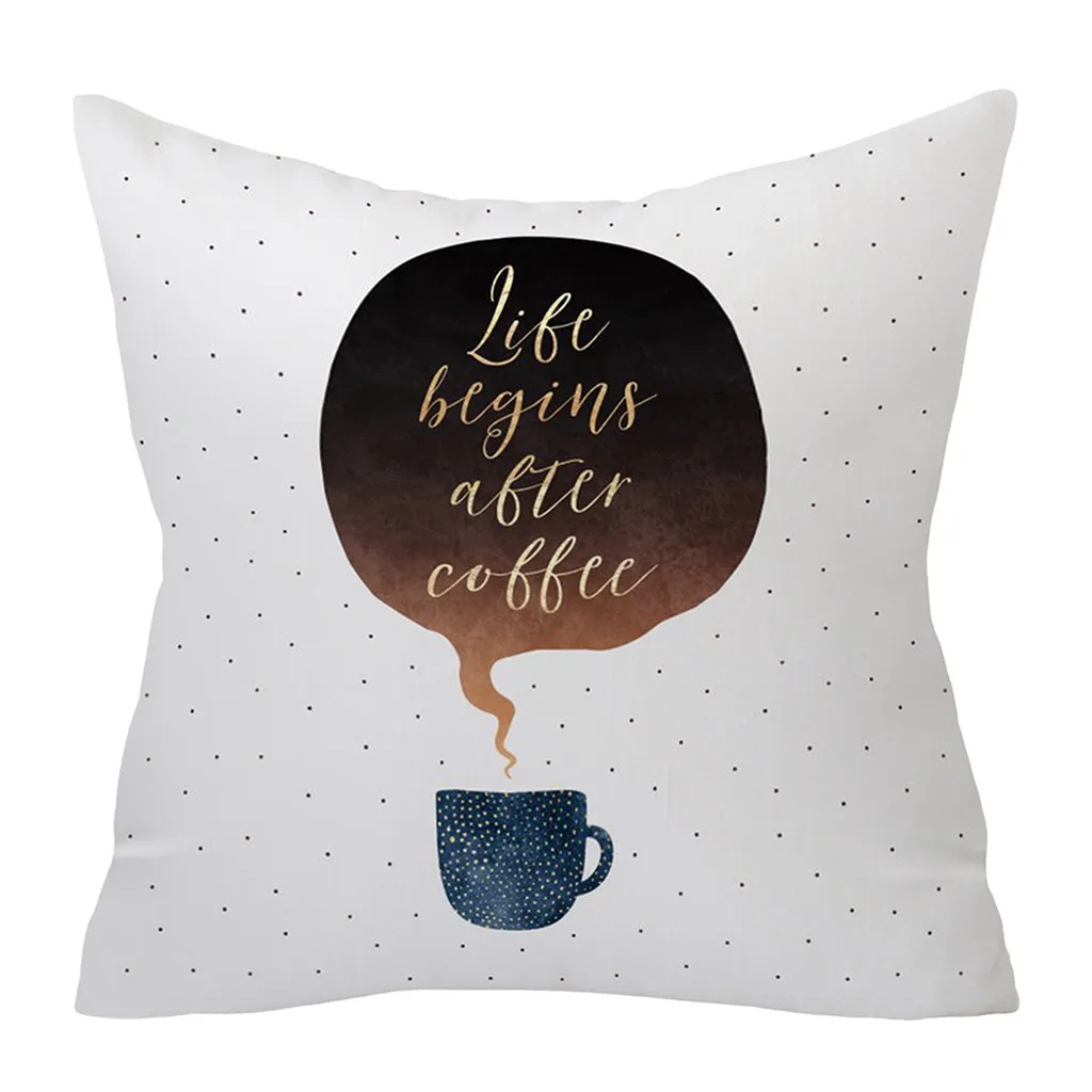 Модный серый наволочка для дивана автомобиля талии подушки украшение дома Housse de