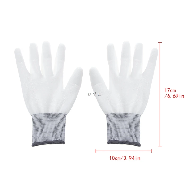 1Pair Anti Static Antiskid Glove PC Computer ESD Electronic Work Repair Gloves | Безопасность и защита