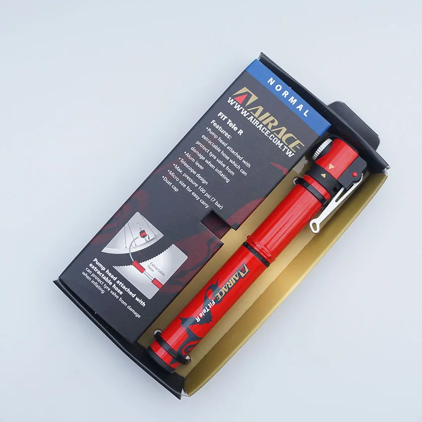 Портативный мини насос Basecamp велосипедный двухтактный из алюминиевого сплава