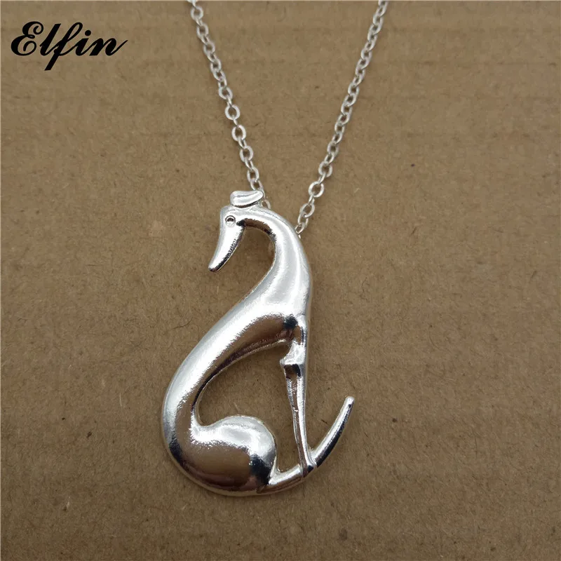 Elfin модные итальянские ожерелья Greyhound ювелирные изделия SLOUGHI испанский серый Hhound