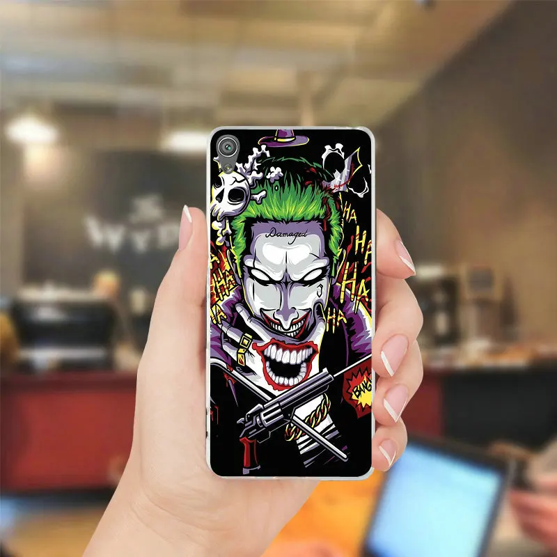 Джокер Джаред Лето Прозрачный чехол для sony Xperia Z Z1 Z2 Z3 Z4 Z5 компактный M2 M4 M5 T3 XA E3 E5 c4