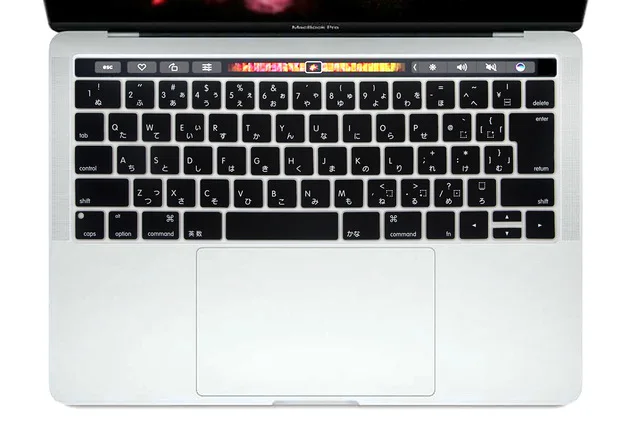 Японский силиконовый чехол с клавиатурой для нового MacBook Pro 13 &quotA1706 и 15&quot A1707