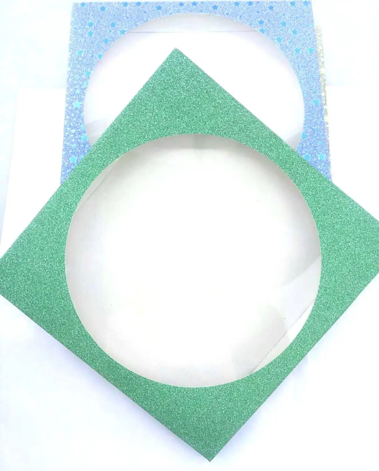 green 5 шт./лот квадратная упаковочная коробка для 7 пар ресниц пустые ресницы бумажная посылка коробка разноцветные ресницы DIY сияющая упаковочная коробка - Цвет: green