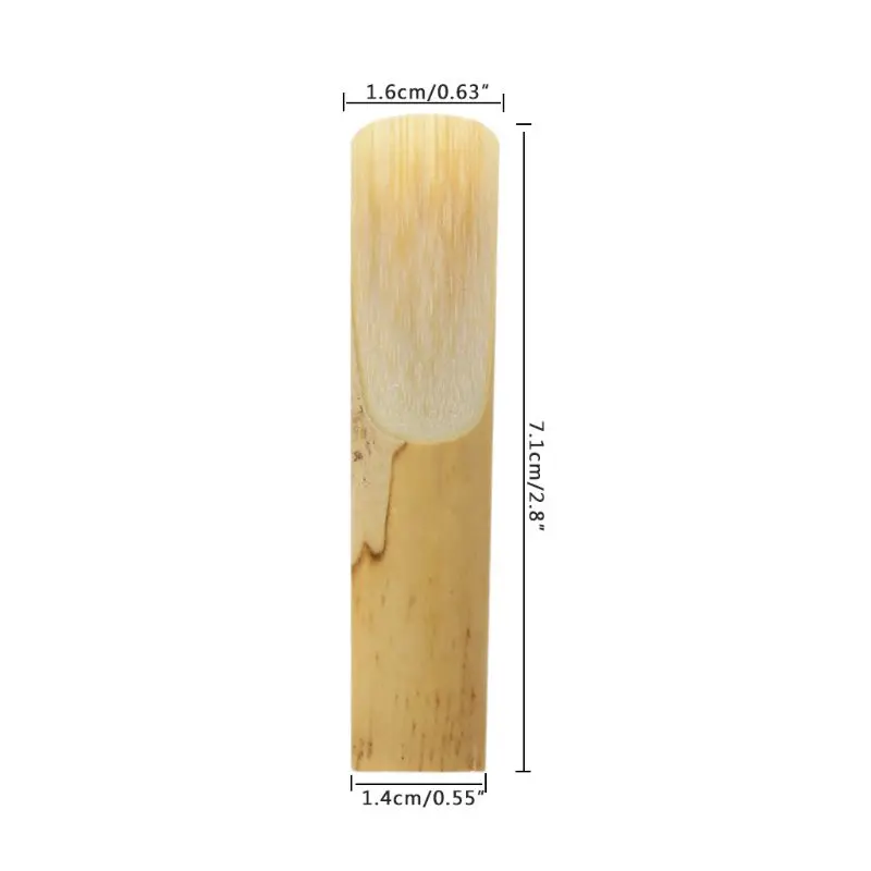 

10pcs Eb Alto Saxophone Reeds Bamboo Strength 2.5 Sax Woodwind Instrument Parts