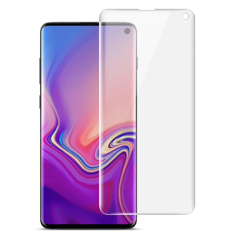 Imak ультразвуковая разблокировка пленка для samsung Galaxy S10 Plus Защитная Прозрачная Гидрогелевая пленка