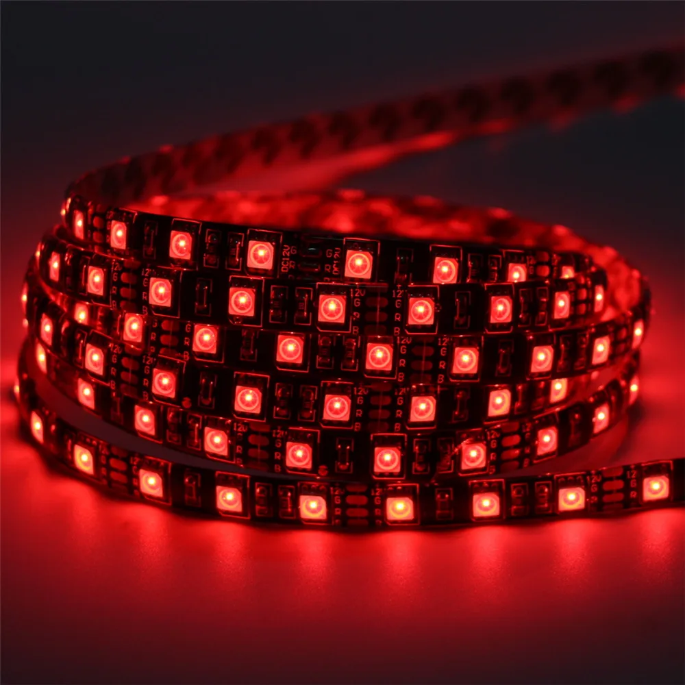 Гибкая светодиодная ленсветильник 5050 RGB 60 светодиодов/м 12 В 0 5/1/2/3/4/5 м|led strip
