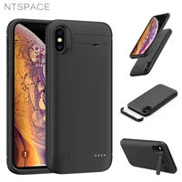 ntspace ultra slim power bank case for iphone xs max xr battery case backup powerbank charging cases external battery power case