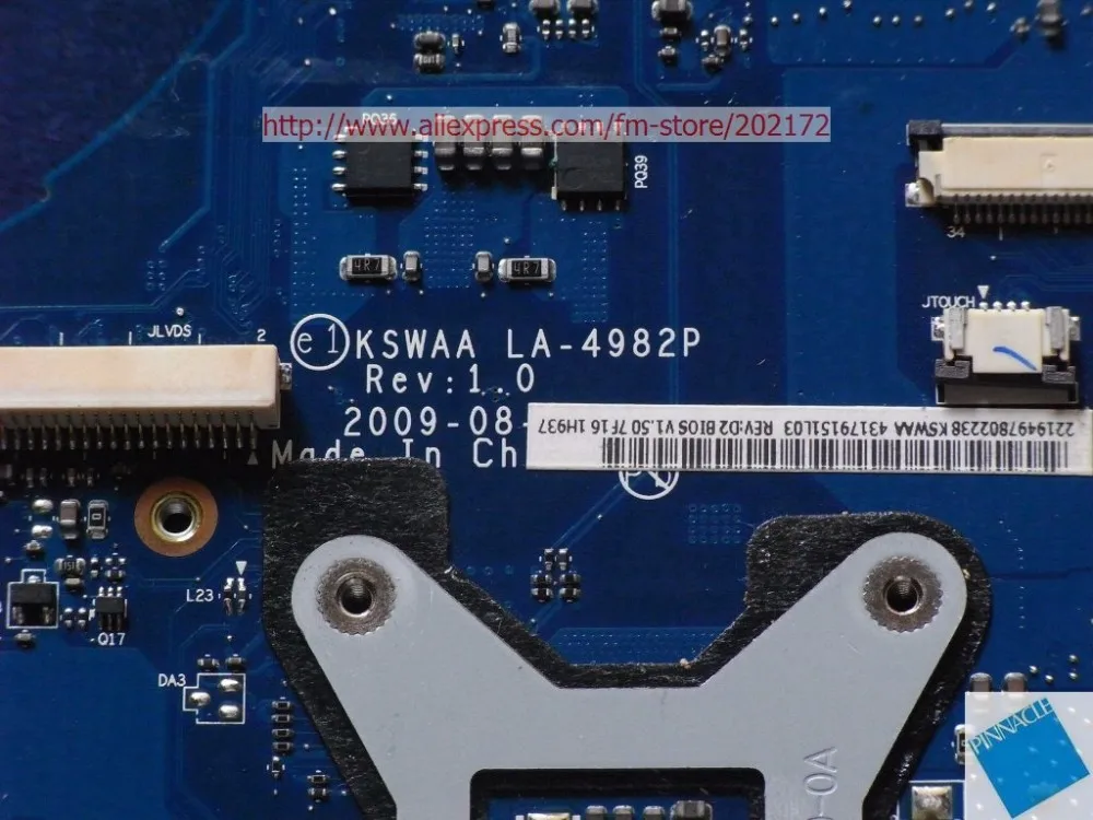 K000086430 материнская плата для ноутбука Toshiba Satellite L500 L505 KSWAA LA-4982P 46179151L03