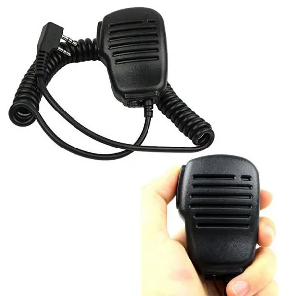 Новый Baofeng PTT ручной динамик двухсторонний радио и микрофон для walk talkie BAOFENG UV 5R