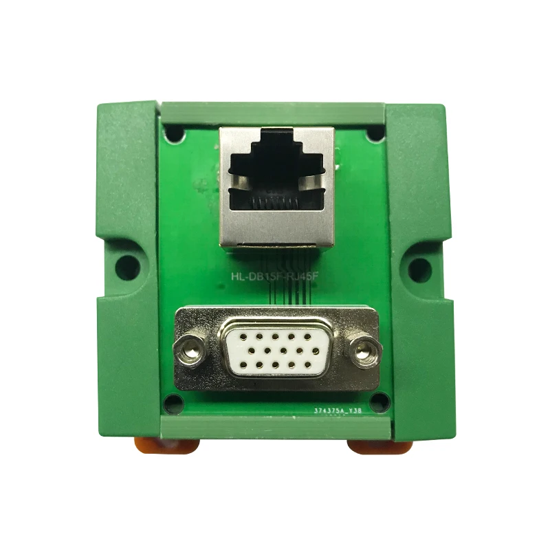 DB15 Женский к RJ45 вертикальный breakout доска D SUB женский din рейку|Соединители| |