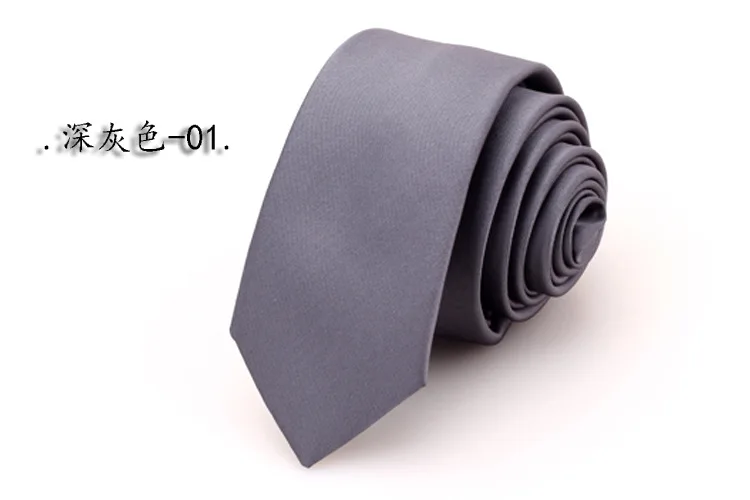 

The new fashion casual men 's polyester tie Men' s smooth flat tie Business tie wild neck tie