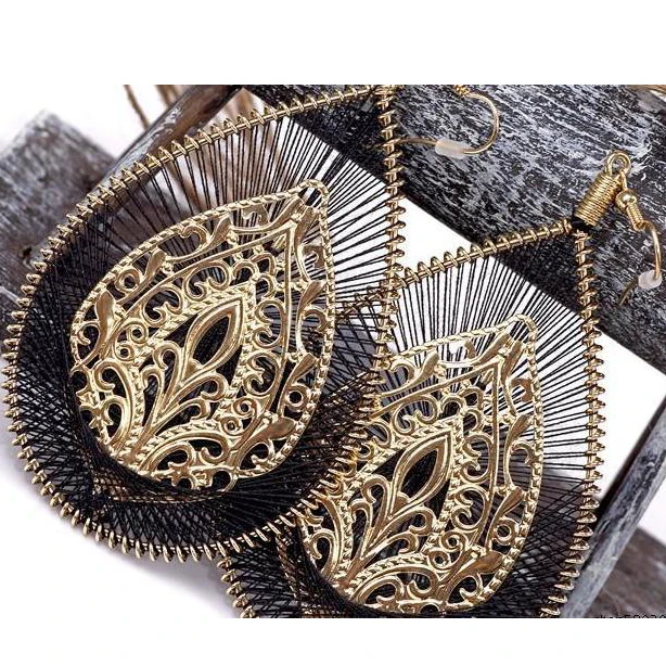 Серьги женские винтажные металлические|dangle earrings|fashion dangle earringsbrincos pendientes |