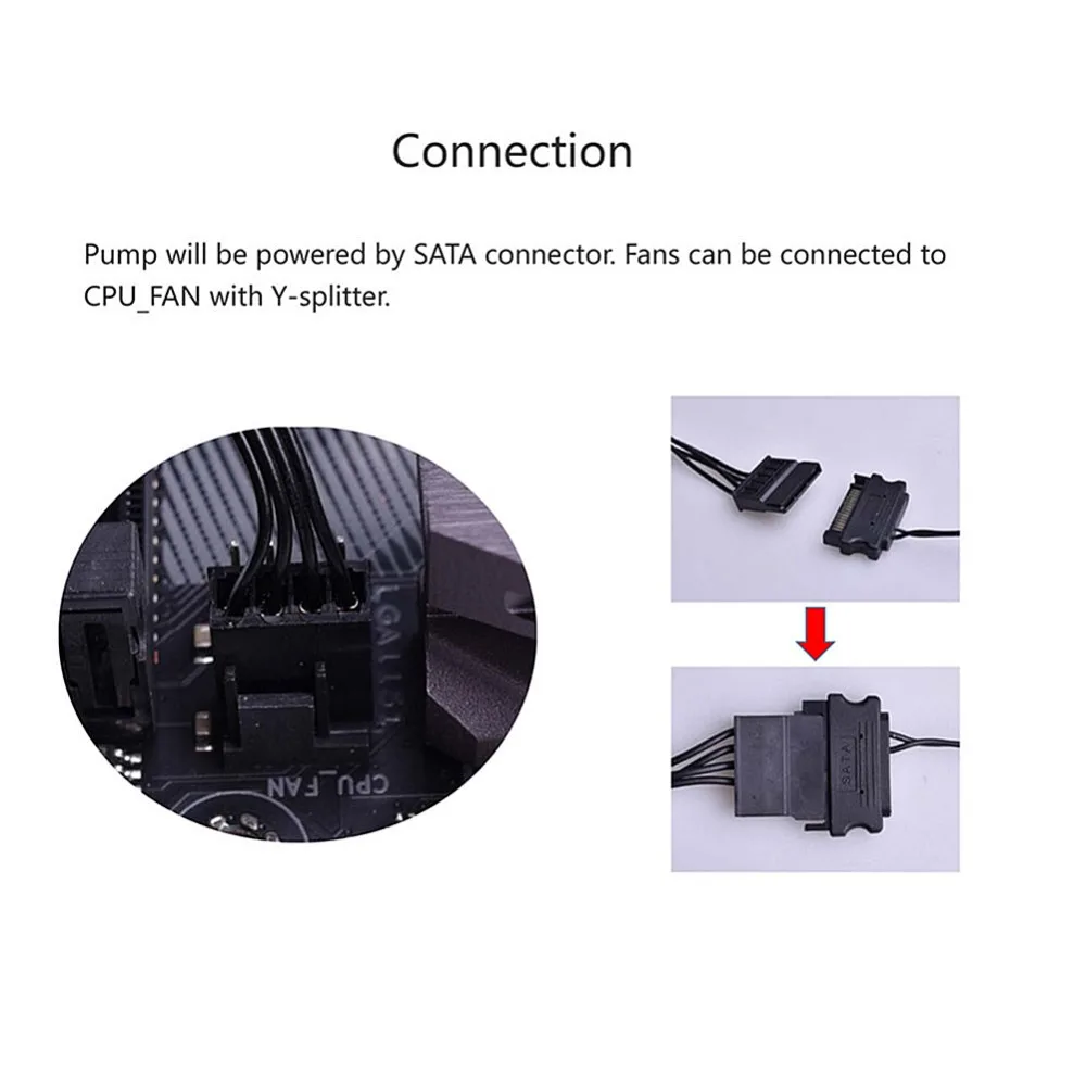 ALLOYSEED ID-COOLING ICEKIMO 240VGA-RGB Видеокарта кулер для воды для GeForce/AMD длительный срок службы двойной шариковый подшипник