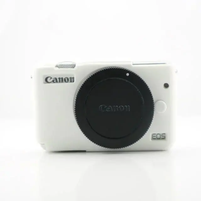 M10 white Силиконовый резиновый чехол для камеры, защитный чехол для камеры Canon EOS R M100 M6 M10 M50 - Цвет: M10 white