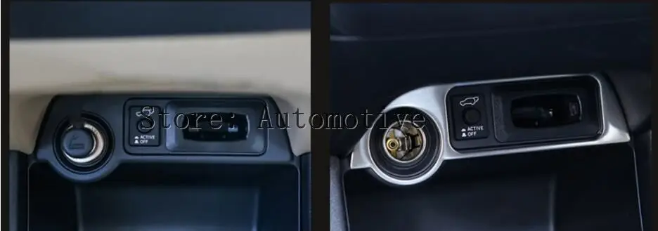 Внутренняя Панель прикуривателя для Mitsubishi Outlander 2013 2016|trim cover|mitsubishi outlanderpanel cover |