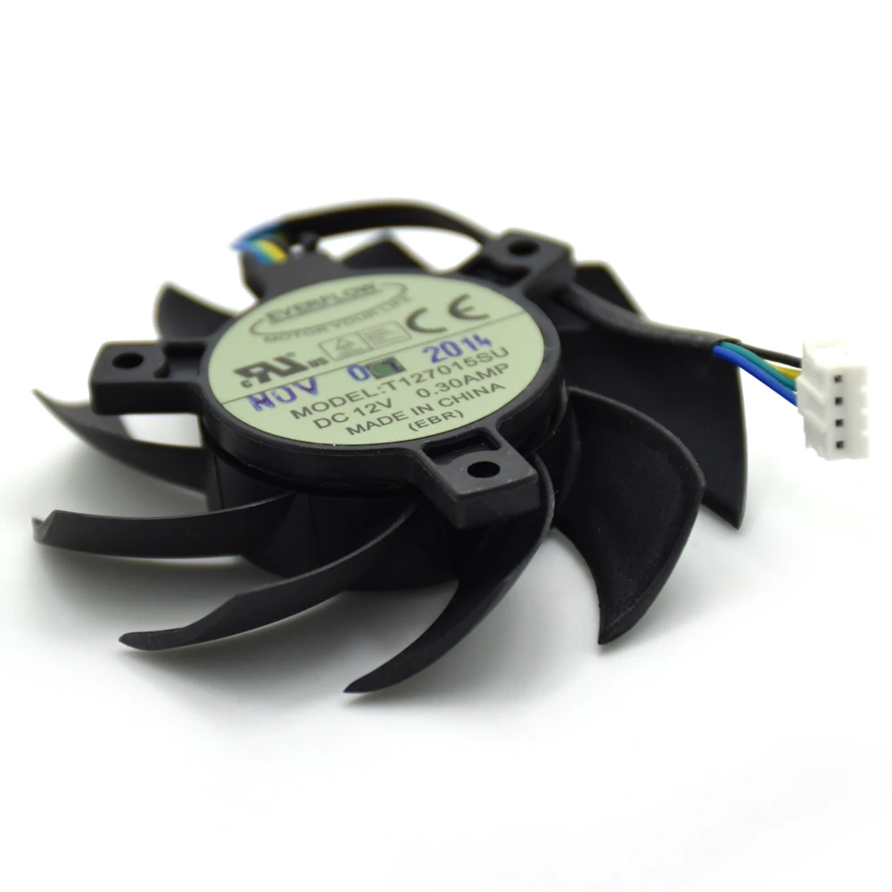 Новинка оригинал Everflow T127015SU 65 мм постоянный ток 12 В 0 30 А 4 P 4-контактный