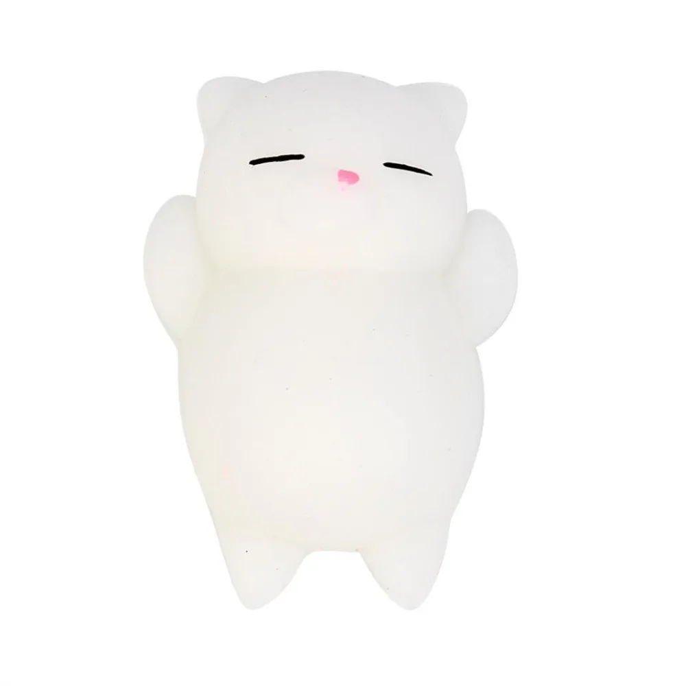 4pcs Cute Mochi Squishy Cat Squeeze Healing Fun Kids Kawaii Toy Stress Reliever Decor Slow Rising Toys CollectionZ04 | Игрушки и хобби