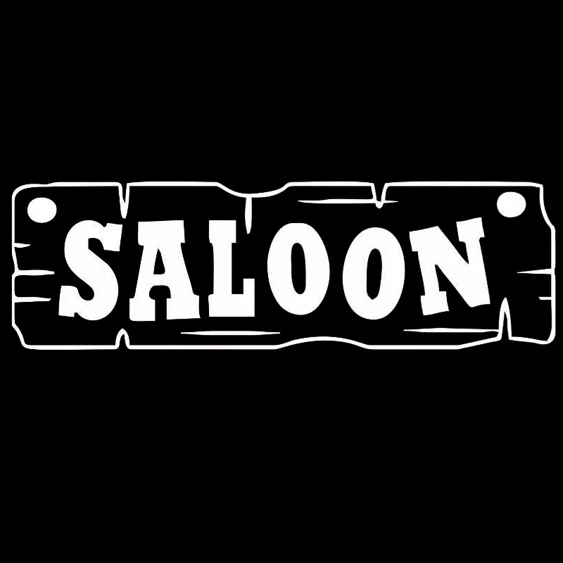 Виниловая наклейка Saloon с вызовами забавная для бара бассейна пива мужчин футбола