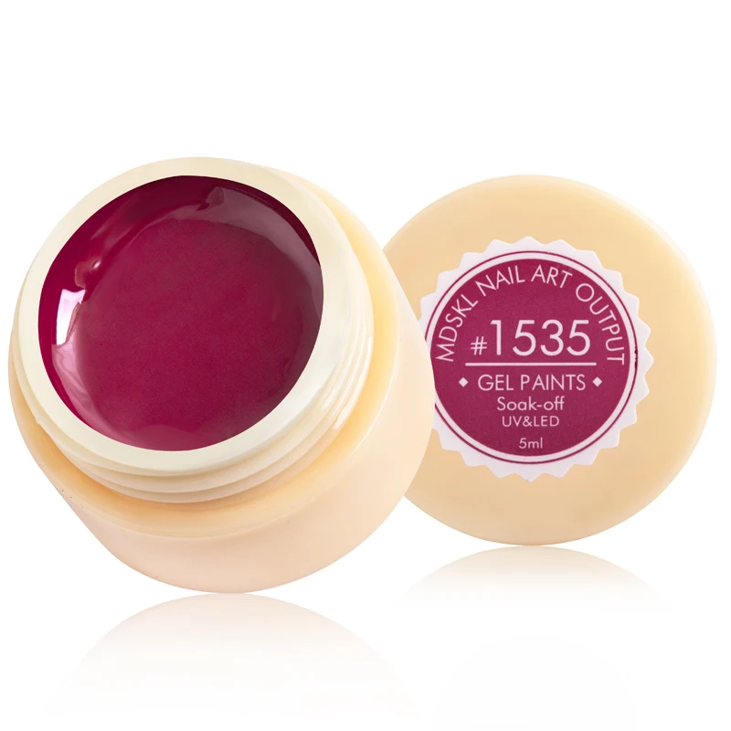 YAYOGE золотой лак для ногтей Гель-лак для живописи УФ светодиодный чистый цвет дизайн ногтей украшения Маникюр замочить от 75 цветов длительный - Цвет: 1535