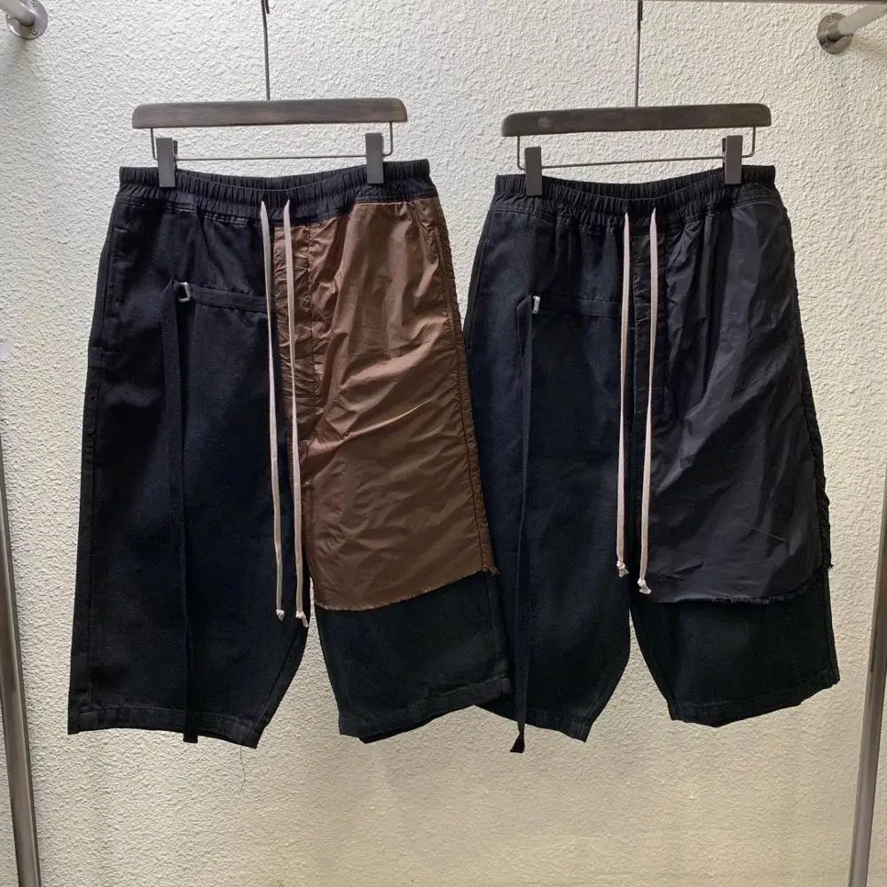 19ss Owen Seak мужские повседневные штаны шаровары готические джинсовые с масляным