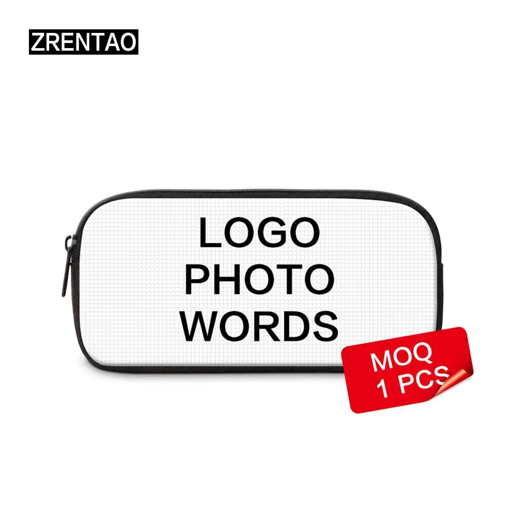 

Kids Kawaii Canvas Pencil Case Storage Organizer Boy Pen Bags Girl Makeup Cosmetic Pencil Box Bag School Supply Stationery