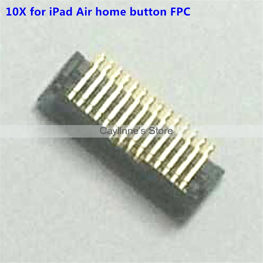 10 шт. оригинальная домашняя кнопка FPC Разъем для iPad Air 1st 5th 14pin на материнской плате